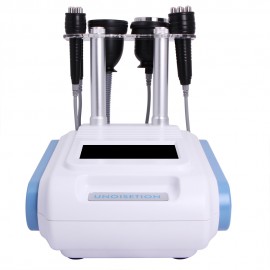 Cavitación 2.0 (silenciosa)+RF sextupolar (cuerpo)+RF cuadrupolar (rostro)+RF bipolar (ojos)+BIO galvanica