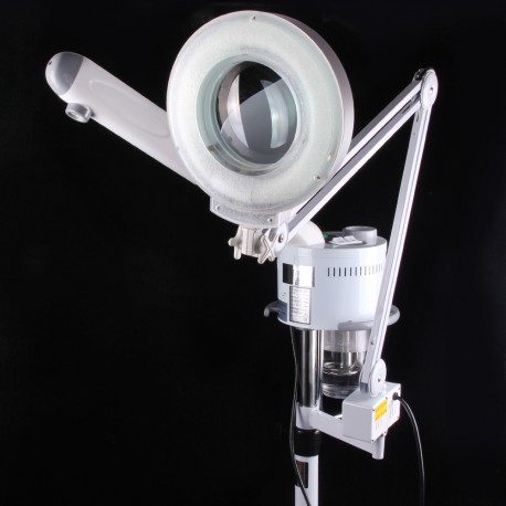 Ozone Facial Steamer y Lámpara de aumento Detox Spa