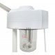 vapor facial con lupa y pedestal