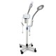 vapor facial con lupa y pedestal