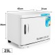 CALENTADOR 23L DE TOALLAS Y ESTERILIZADOR UV PARA SPA FACIAL O BARBERÍA TAMAÑO 23L