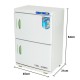 CALENTADOR 46L DE TOALLAS Y ESTERILIZADOR UV PARA SPA FACIAL O BARBERÍA tamaño 46L