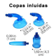 VACUM DIGITAL PARA CUERPO Y GLUTEO (AUMENTO DE GLÚTEO Y DRENAJE LINFATICO) INCLUYE COPAS DELFIN EXTRA GRANDES