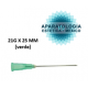 21G X 25 MM (verde)