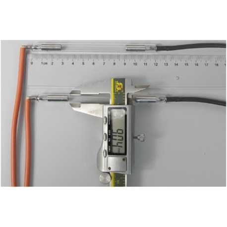 Lámpara de flash de xenón IPL - Ncrieo 9 * 60 * 120 con cables Ánodo de cuarzo alemán 90 °
