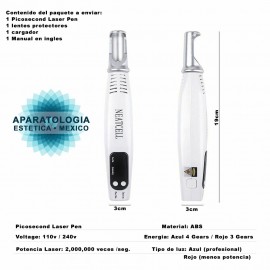 Picosecond Picolaser YAG portátil para eliminación de manchas o tatuajes
