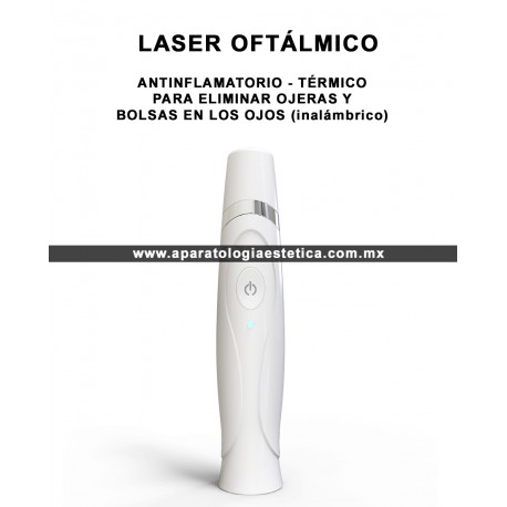 LASER OFTÁLMICO ANTINFLAMATORIO - TÉRMICO PARA ELIMINAR OJERAS Y BOLSAS EN LOS OJOS (inalámbrico)