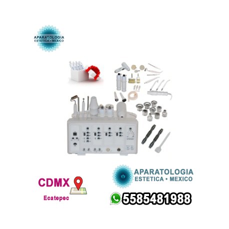 Máquina facial multifunción de microdermoabrasión de diamante 7 en 1 MD65