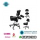 Taburete ergonómico totalmente ajustable ErgoStrad ™ patentado ES-355
