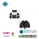 Taburete ergonómico totalmente ajustable ErgoStrad ™ patentado ES-355