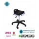 PRO-2611 Taburete negro multiusos Air-Lift con base de estrella