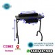 Mesa de manicura portátil con lámpara LED