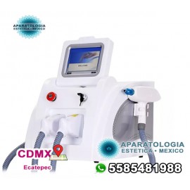 MÁQUINA DE BELLEZA LÁSER 2 EN 1 OPT + ND YAG