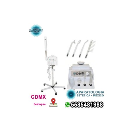 Vaporizador facial 2 en 1 y máquina facial de alta frecuencia