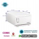 Calentador de toallas caliente y esterilizador blanco grande 2 en 1