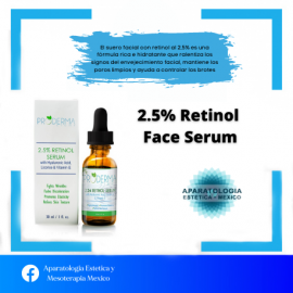 Suero facial de retinol al 2,5%