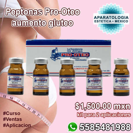 PEPTONAS PRO-OTEO (para aumento gluteo)
